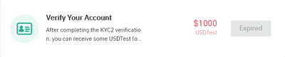 I missed out on receiving my free USDTest
